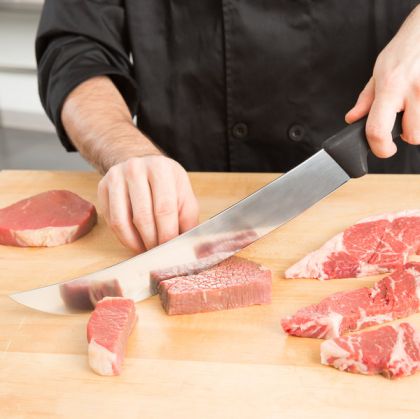 Нож за месо Victorinox Cimeter Fibrox,широко,извито острие