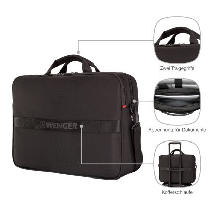 Чанта за лаптоп с джоб за таблет Wenger XE Brief 17"