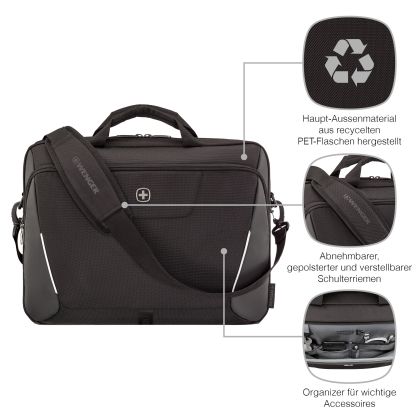 Чанта за лаптоп с джоб за таблет Wenger XE Brief 17"