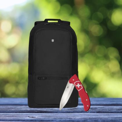 Нож Victorinox Evoke Alox в комплект с раница Victorinox Packable Backpack