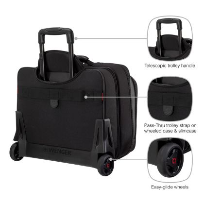 Чанта за лаптоп от две части с колелца 15,4 " Wenger "Potomac"