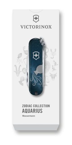 Колекционерско джобно ножче  Victorinox с дизайн на зодиакален знак Водолей