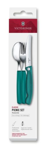 Комплект за хранене Victorinox Swiss Classic Paring Knife, Fork and Spoon Set