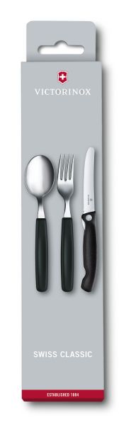 Комплект за хранене Victorinox Swiss Classic Paring Knife, Fork and Spoon Set
