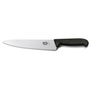 Универсален кухненски нож Victorinox Fibrox с вълнообразно острие