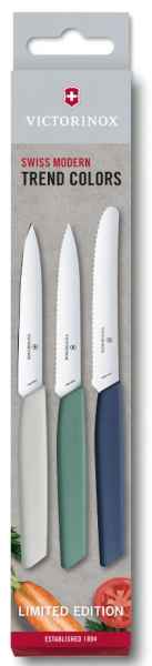 Комплект Victorinox Swiss Modern от 3бр.ножчета за рязане и белене