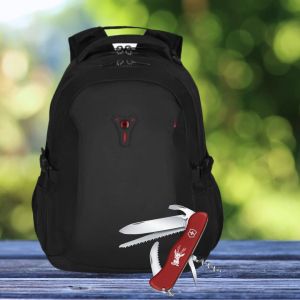  Нож Victorinox Hunter  в комплект с раница Wenger Sidebar