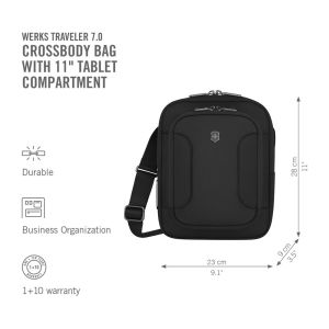 Чанта за през рамо Victorinox  Werks Traveller 7.0 с отделение за 11'' таблет